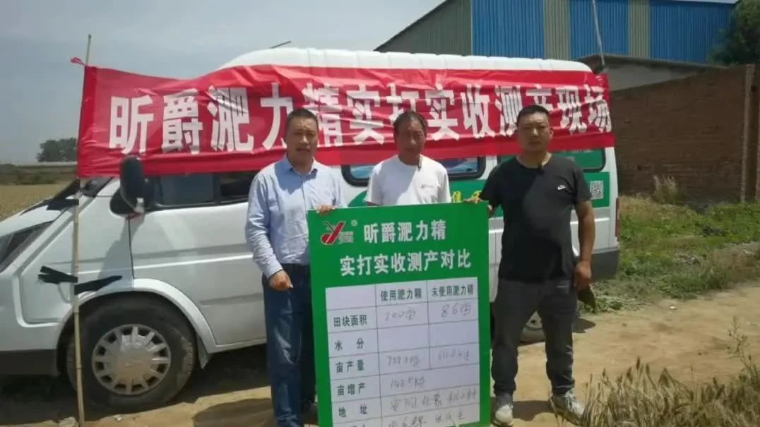 新型液态复合肥淝力精助力安阳小麦增产增收